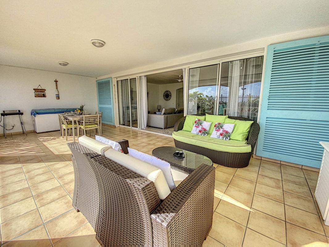A louer appartement Front de mer BO Saint Martin-terrasse-5